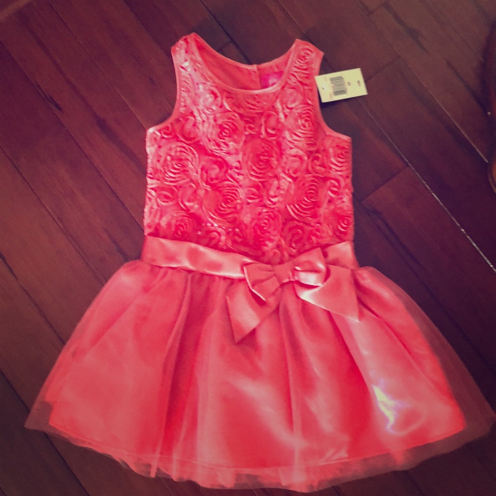 Pink sequence dress